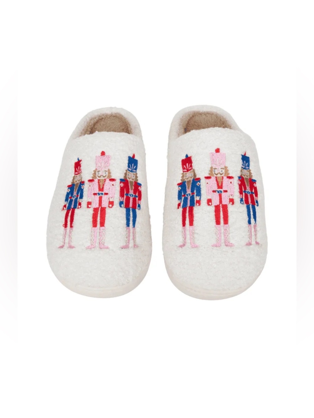 Katydid Nutcrackers Holiday Slippers